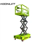 Электрический ножничный подъемник для одного человека